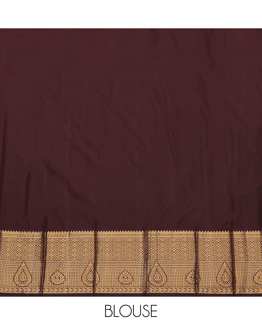 Orange Budget Silk Saree