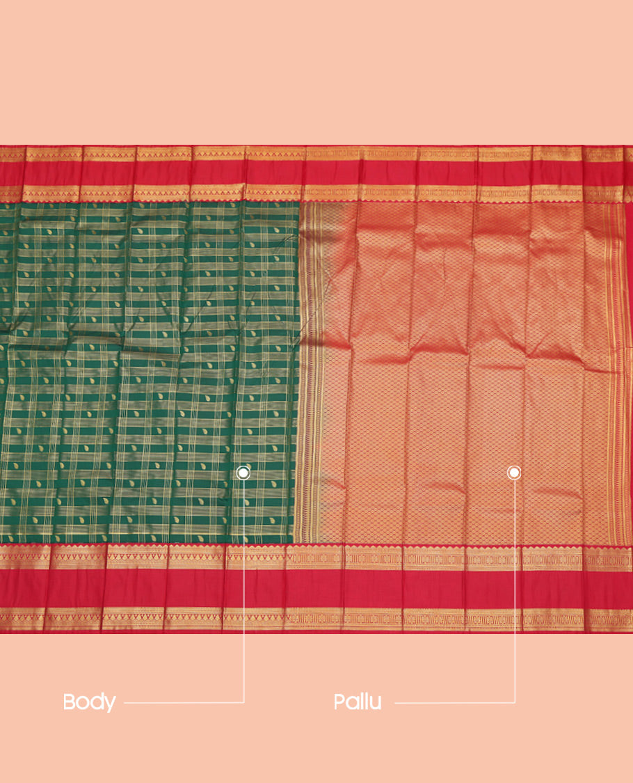 Green Budget Silk Saree