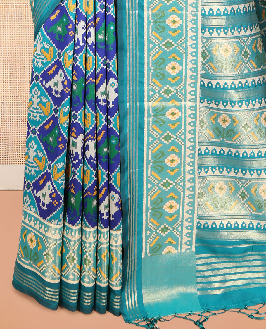 Blue Fancy Patola Saree