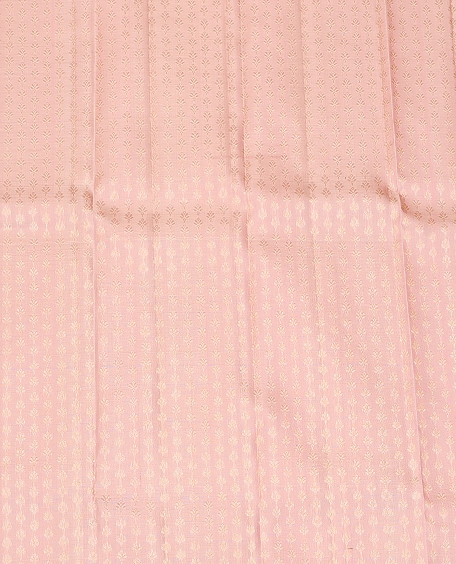 Pink Pure Silk Half-Saree