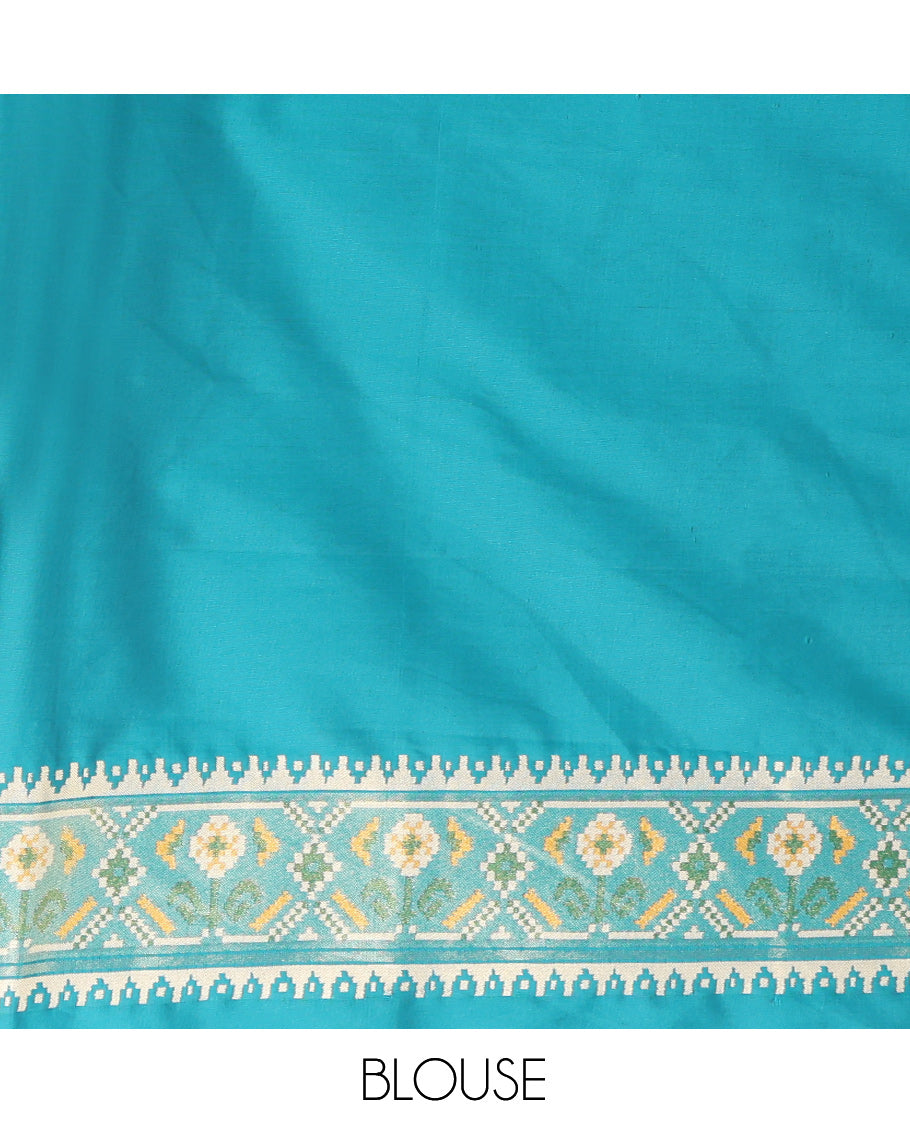 Blue Fancy Patola Saree