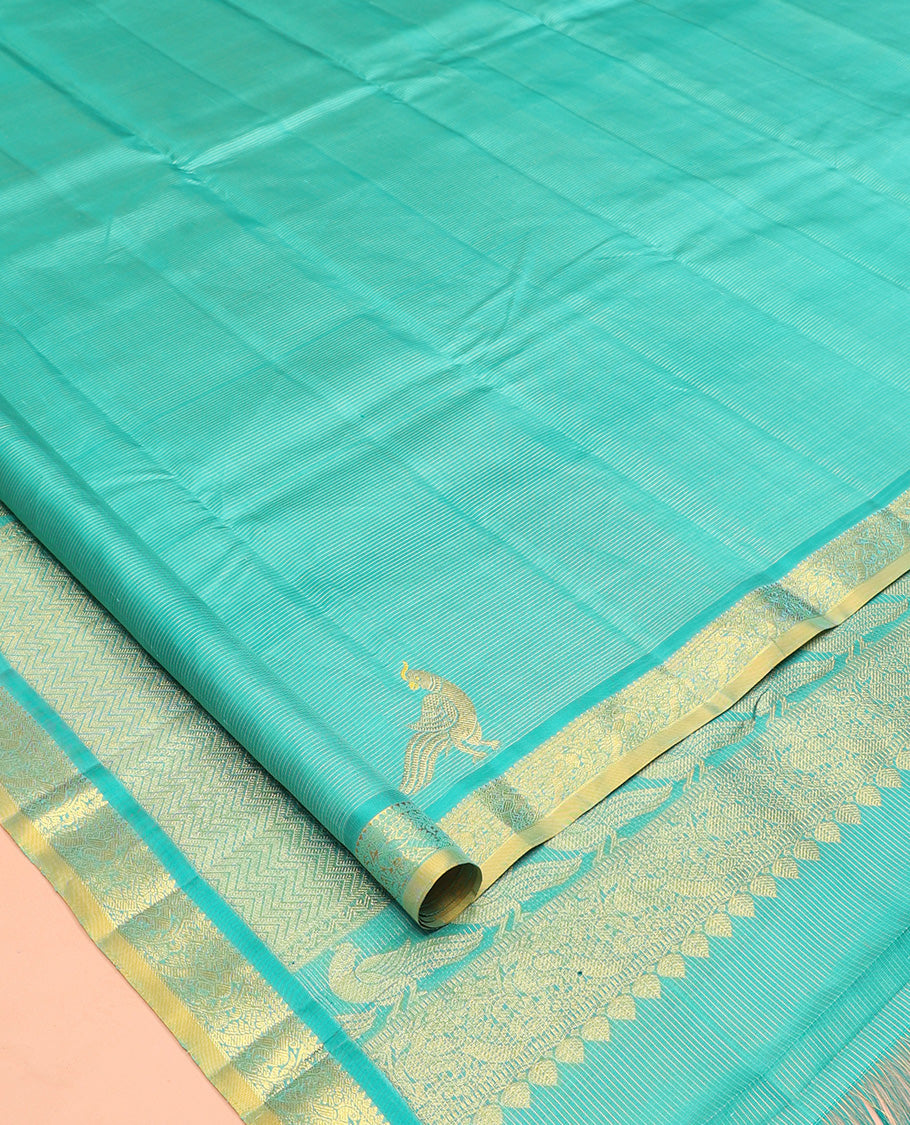 Blue Kanchi Silk