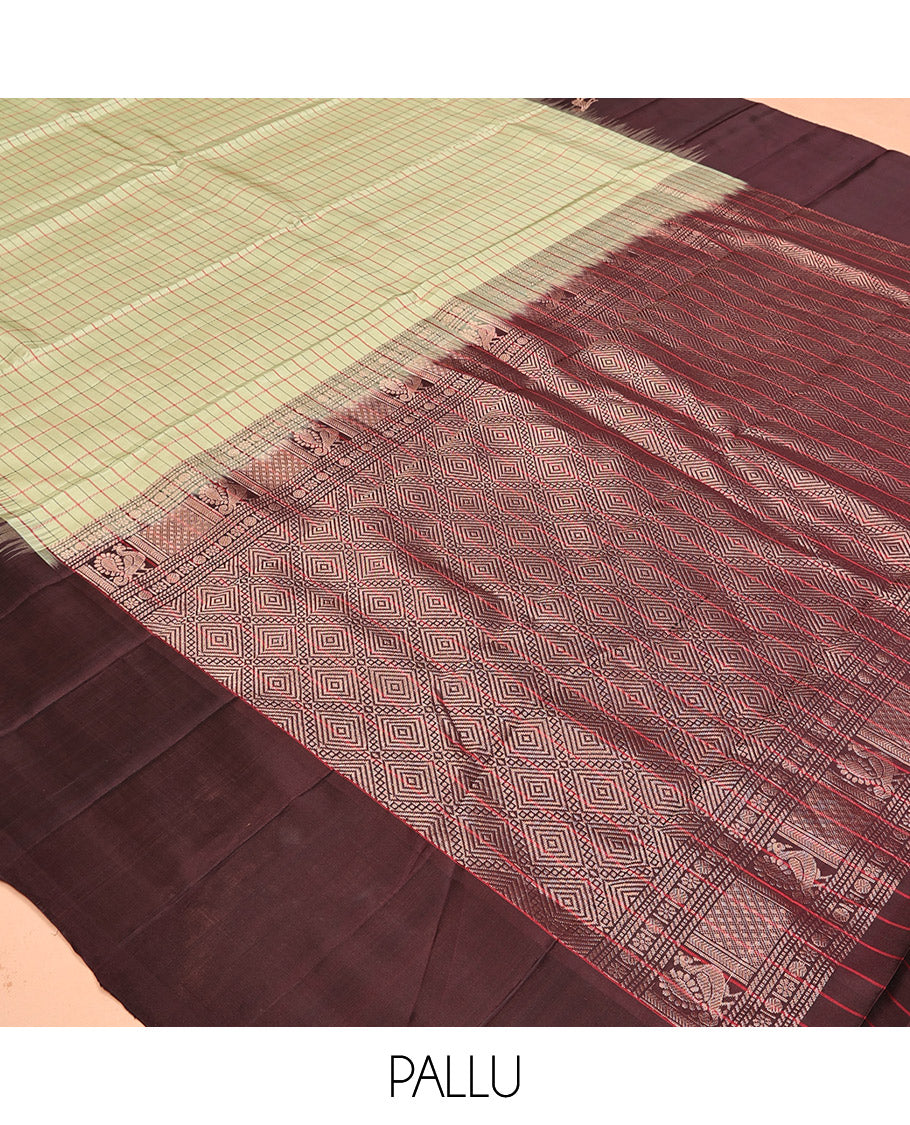 Green Mayuri Soft Silk Saree