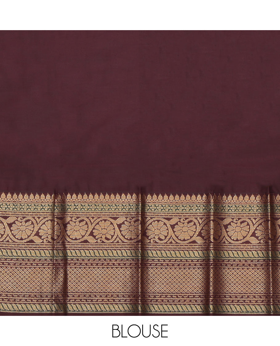 Green Stripes Budget Silk Saree
