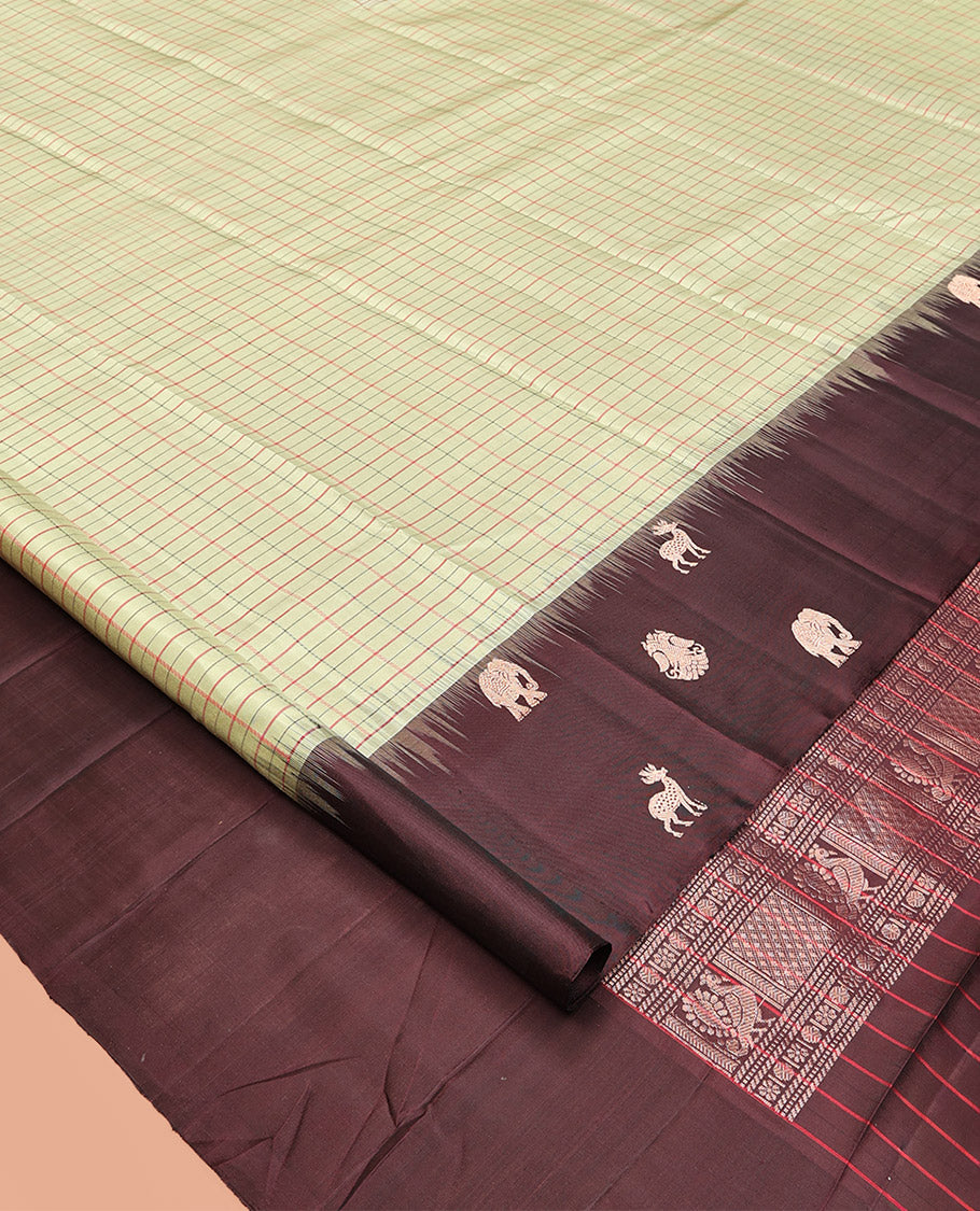 Green Mayuri Soft Silk Saree