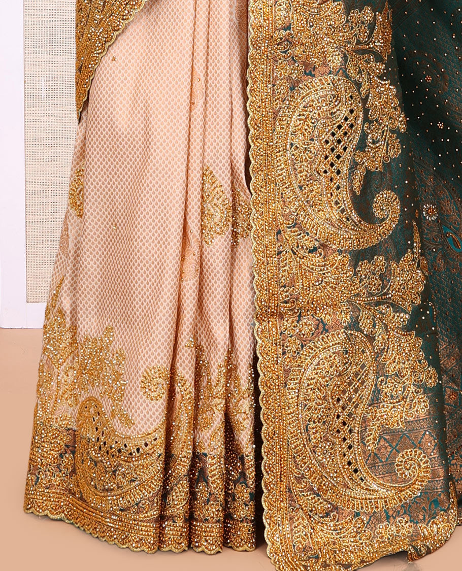 Sandal Mysore Silk Saree