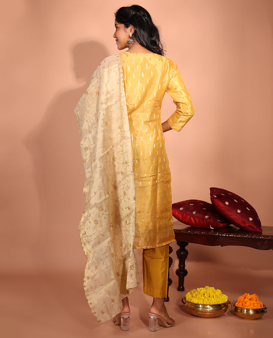 Yellow Tissue Readymade Suit