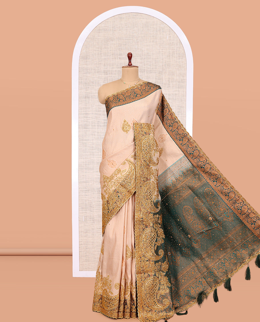 Sandal Mysore Silk Saree