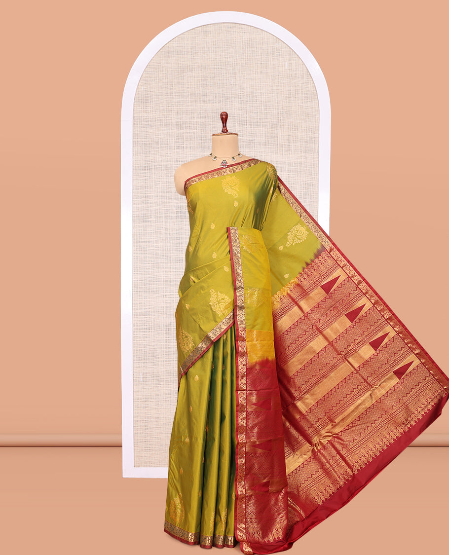 Green Budget Silk Saree