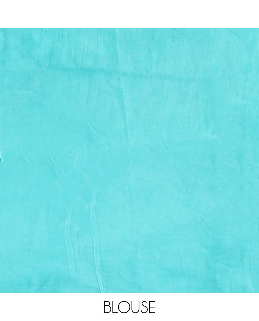 Multi color shibori design mul mul cotton saree with contrast border & shibori style design pallu