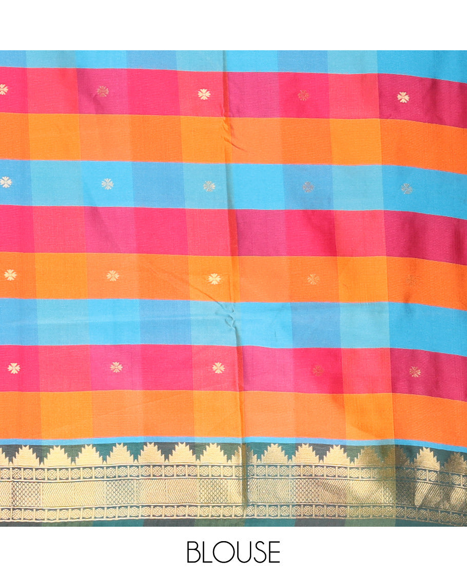 Bottle Green Fancy Softy Silk Saree