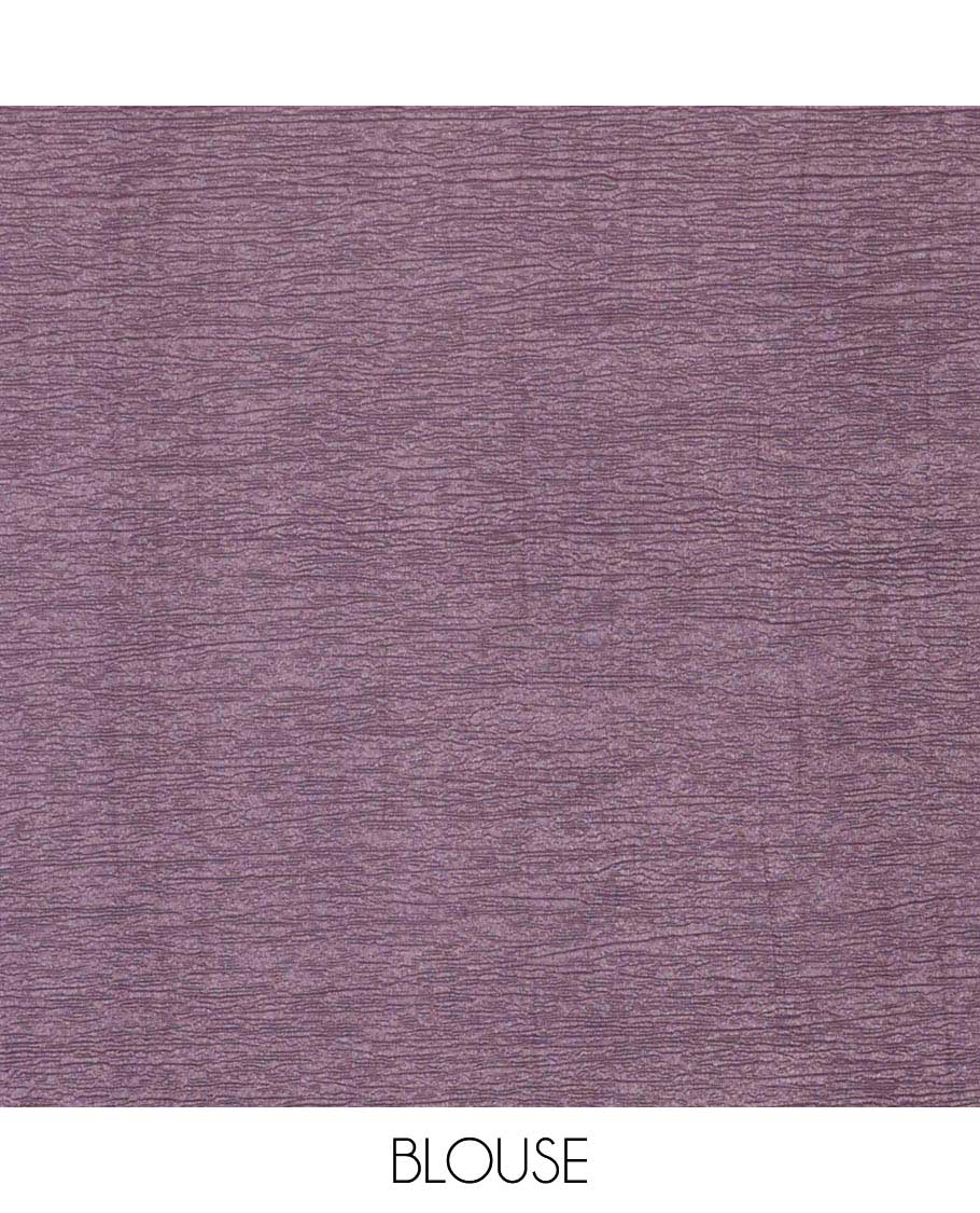 multi-color lake house design printed crush tissue saree with contrast palin border