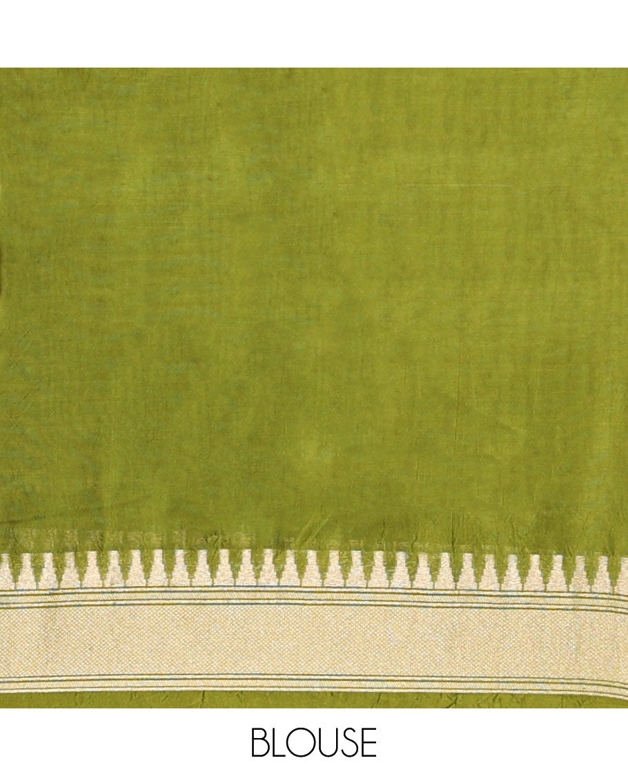 Wine Paithani Floral Organza Saree, Contrast Border and Blouse