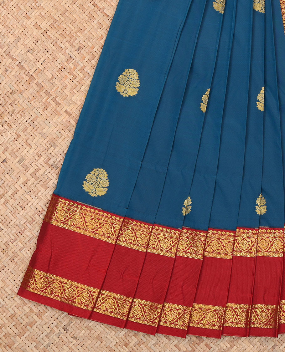 Blue Budget Silk Saree