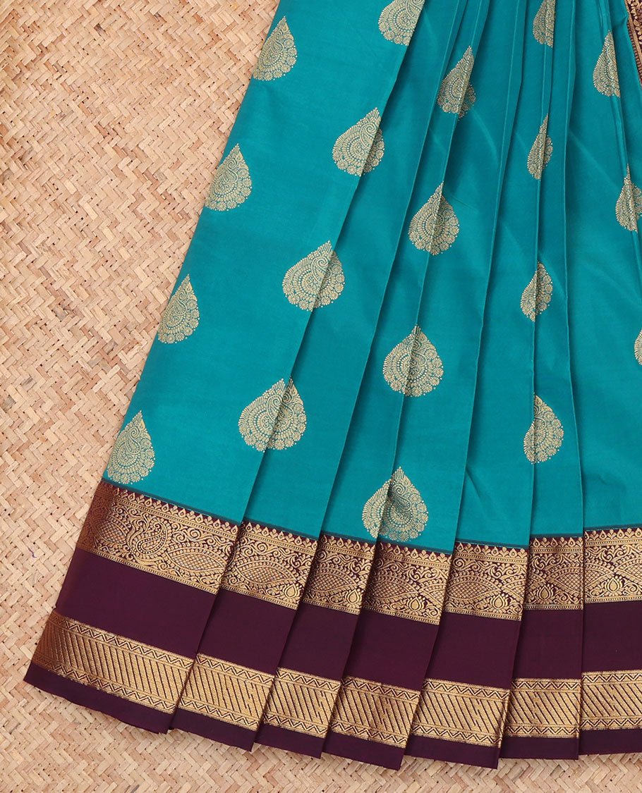Blue Budget Silk Saree
