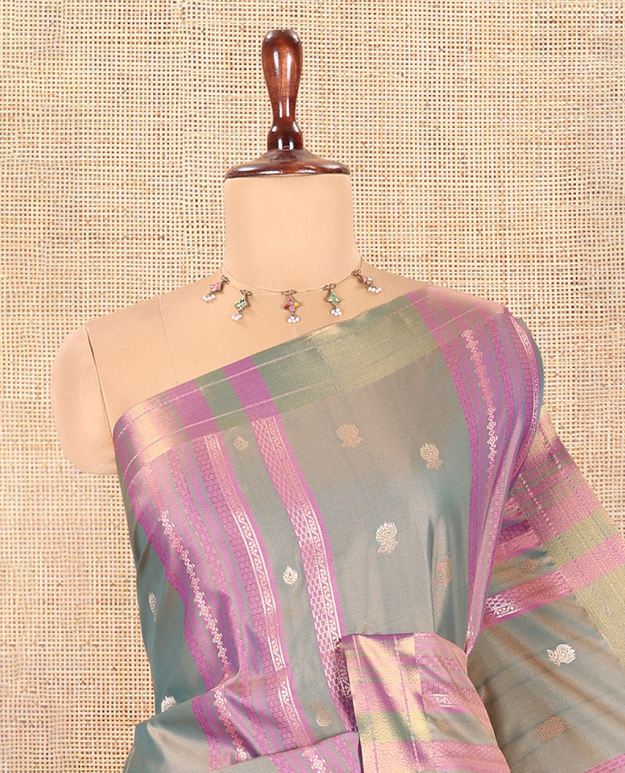 Rama Semi-Soft Silk Saree