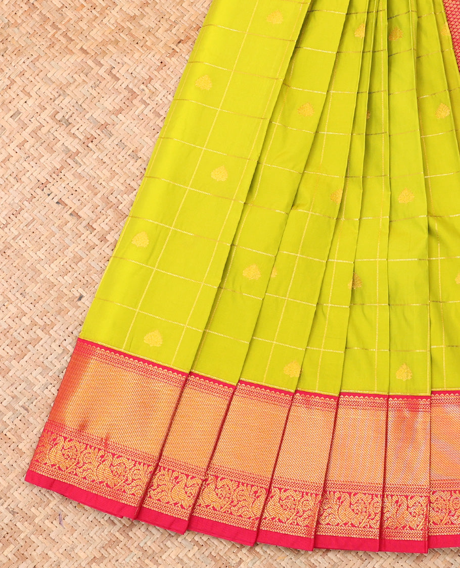 Green Budget Silk Saree