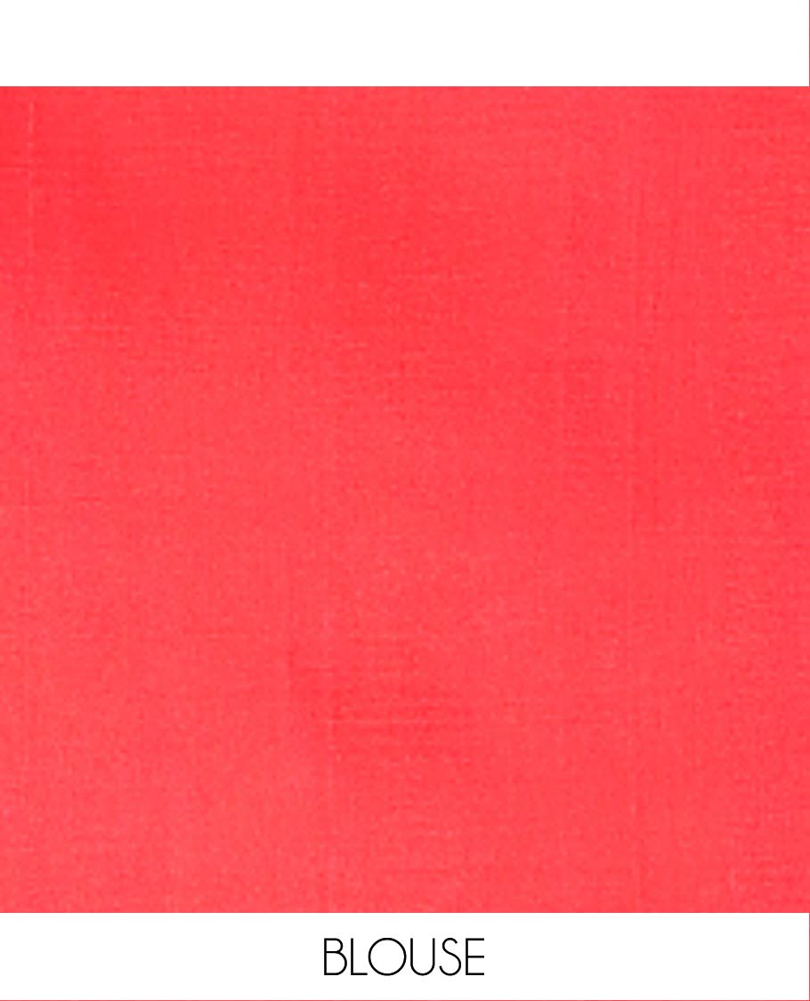 Mustard Printed Silk Saree Embellished with Stripes and Floral Buttas on Its Body, Complemented with a Contrast Border, Pallu of Floral Print, and Paired with a Contrast Plain Blouse