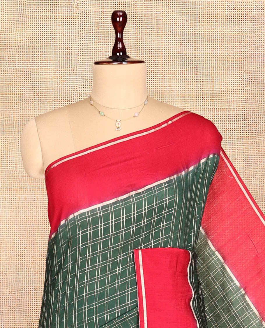Green Assam Silk Saree