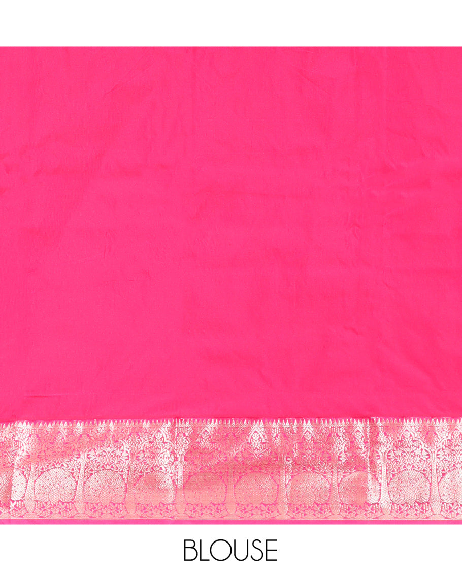 Blue Budget Silk Saree