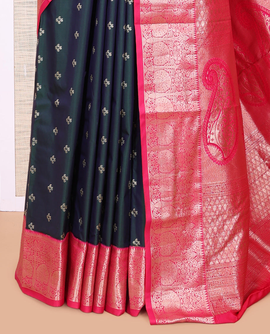 Blue Budget Silk Saree