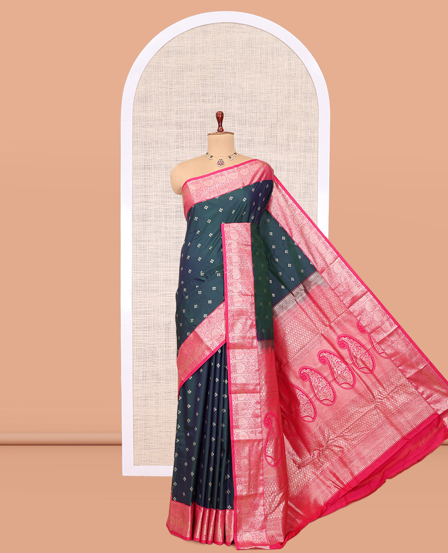 Blue Budget Silk Saree