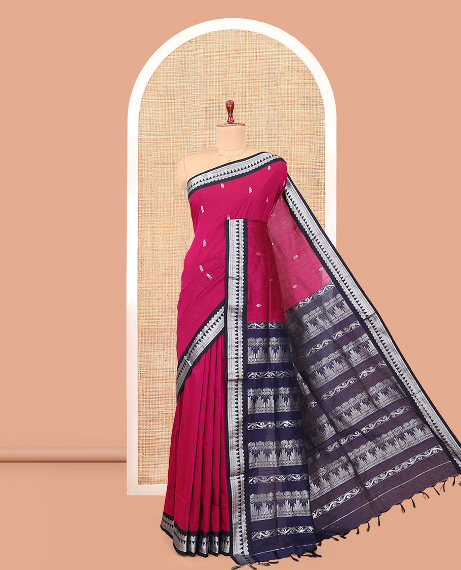 Red Kalyani Cotton Saree