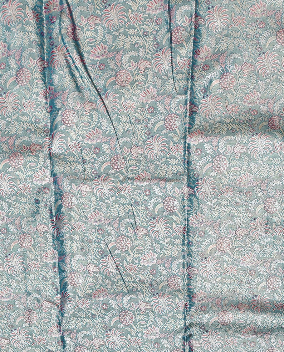 Blue Art Silk Half-Saree