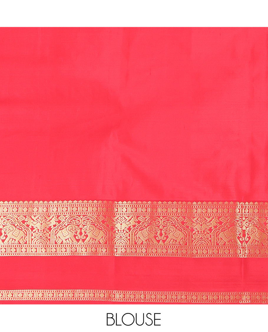 Blue Kanchipuram Silk Saree