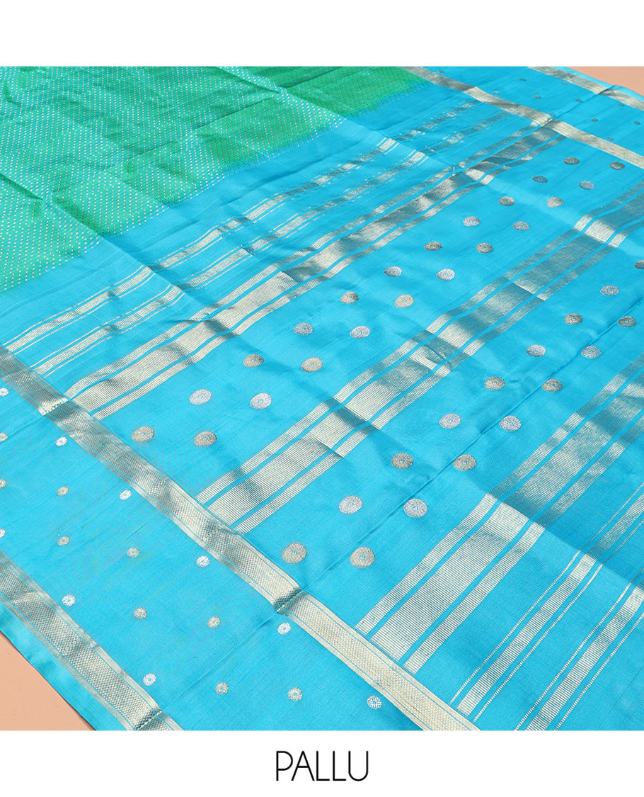 Blue Venkatagiri Silk Saree