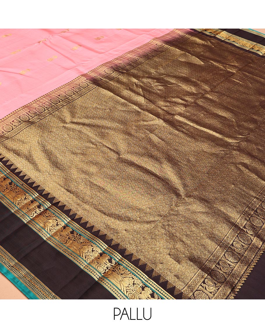 Pink and Navapalam Vasundhara Silk Saree