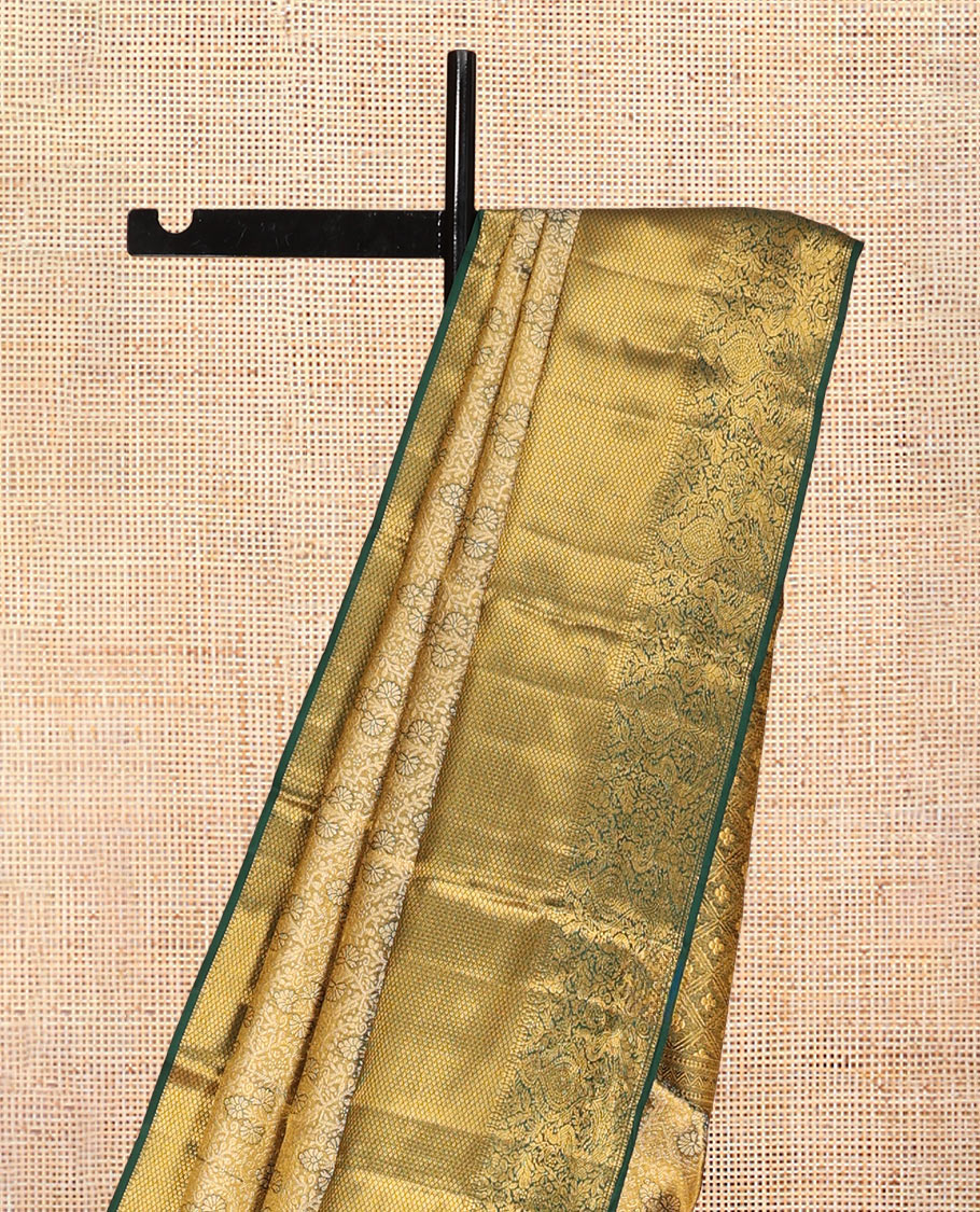 Green Kanchipuram Tissue Silk Saree