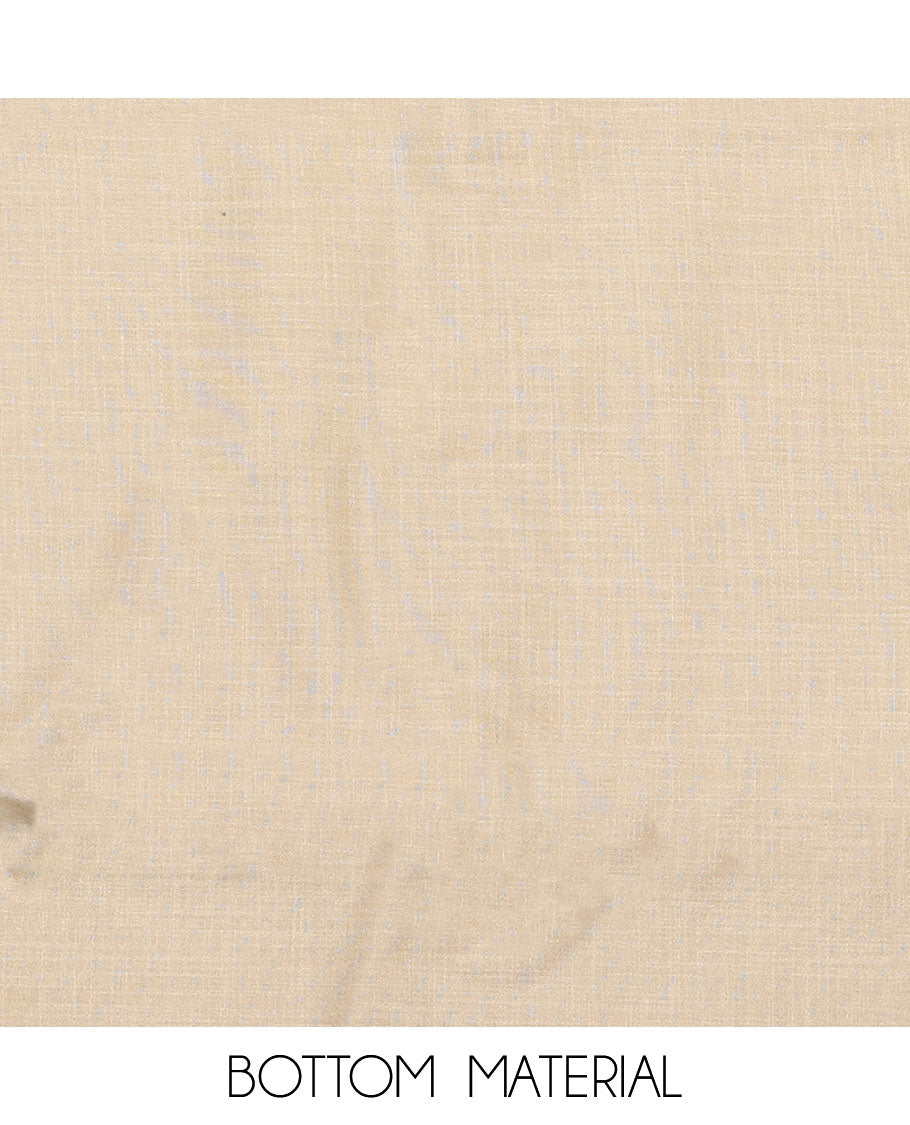 Maroon material chudidar set, buttas with neck embroidered top, contrast plain bottom, and thread and sequins embroidered dupatta