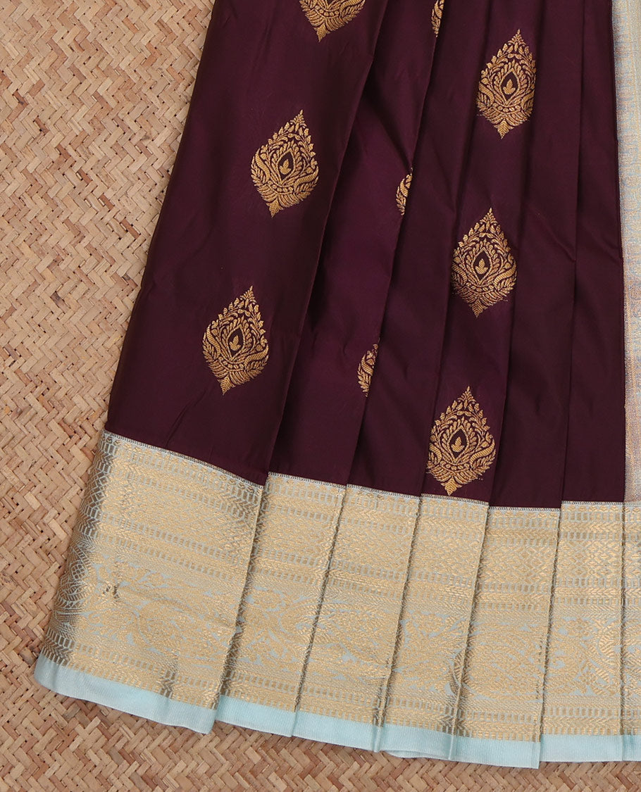 Brown Budget Silk Saree