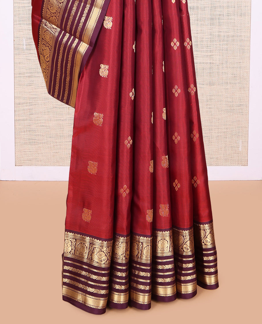 Red Kanchipuram Silk Saree