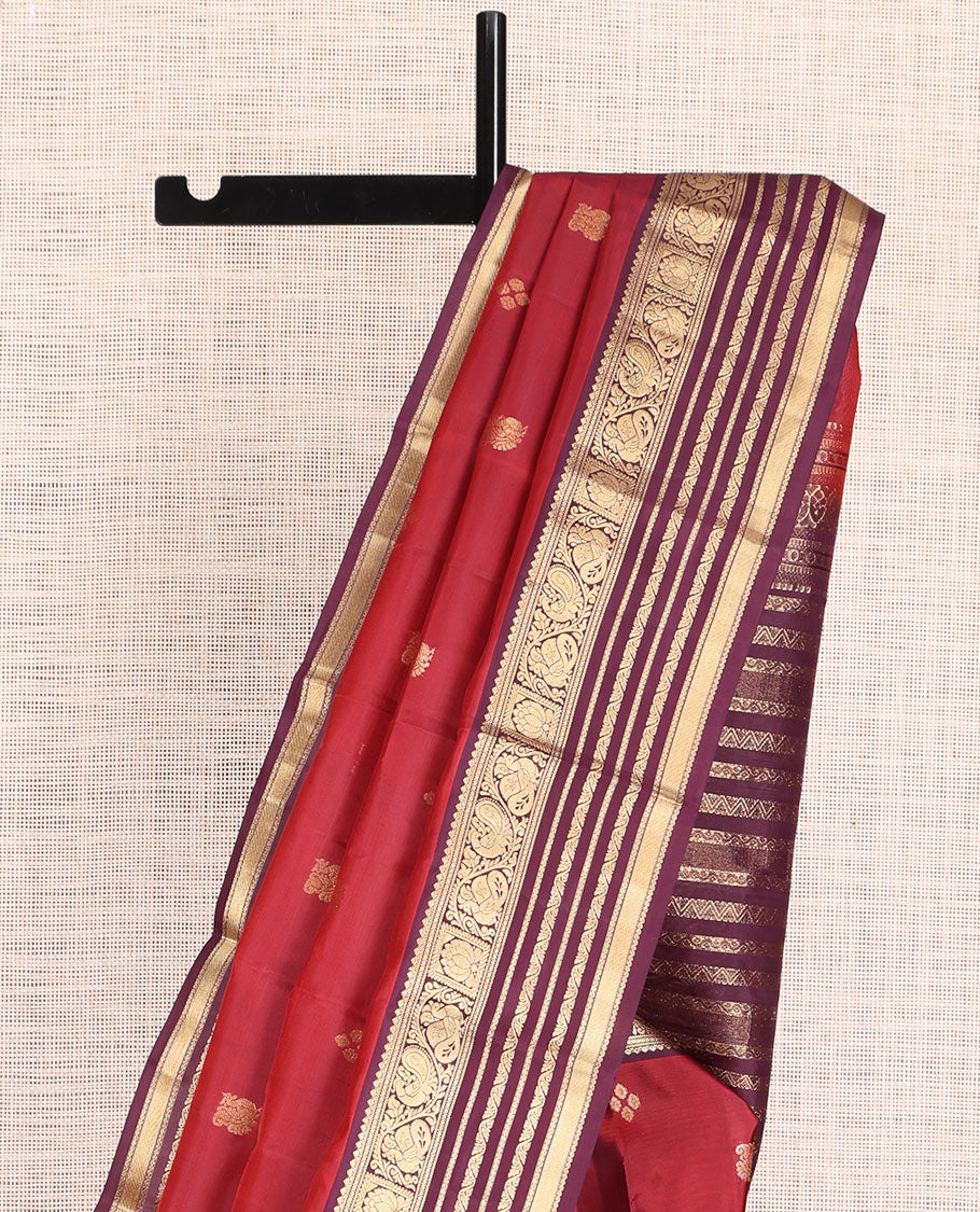 Red Kanchipuram Silk Saree
