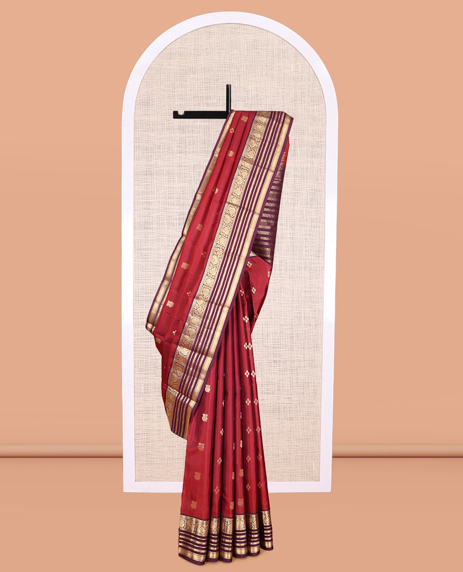 Red Kanchipuram Silk Saree