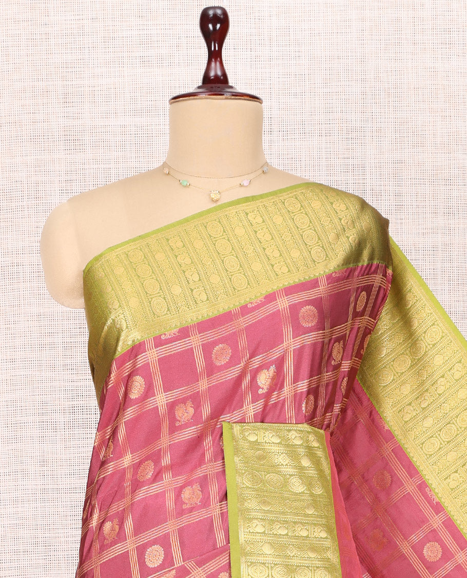 Pink Budget Silk Saree