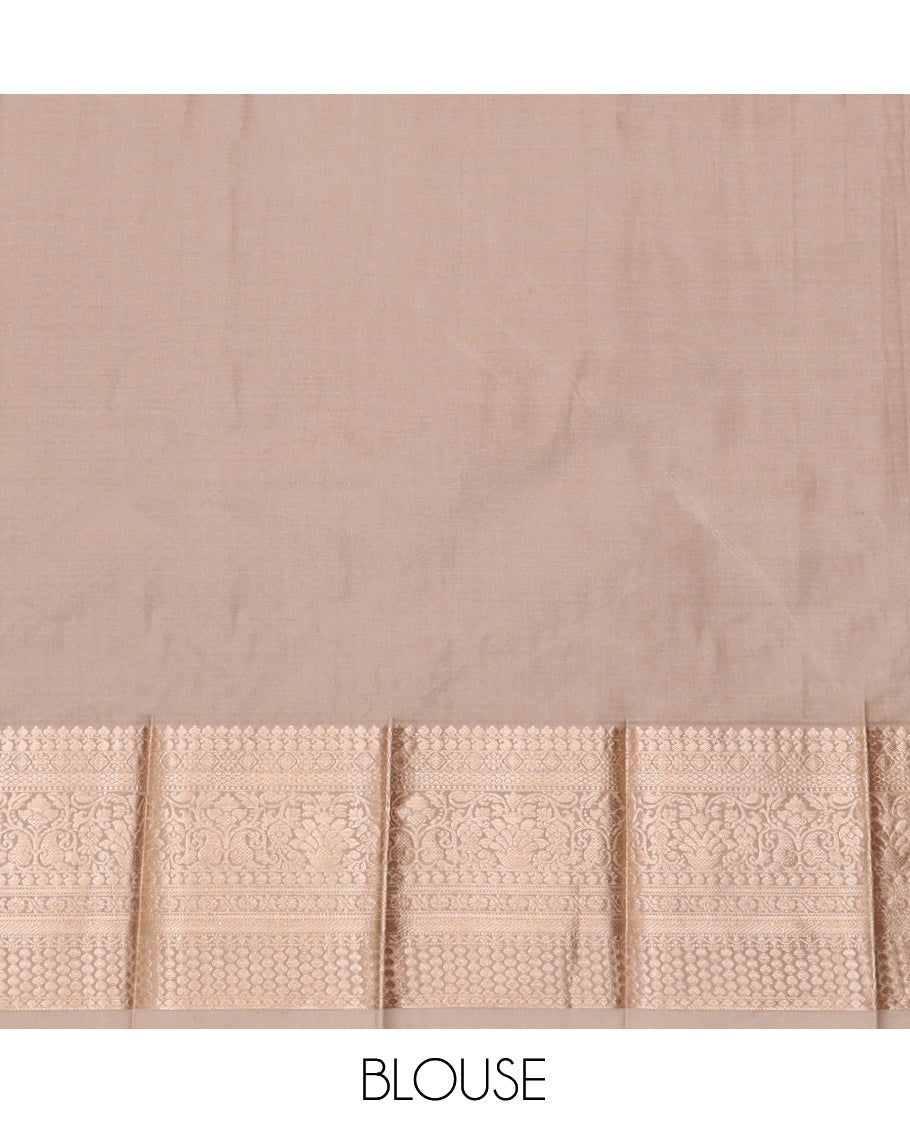 Maroon Budget Silk Saree, Finely Crafted with Jacquard Design, Complemented by a Contrast Traditional Zari Border, Grand Pallu, and a Contrast Blouse