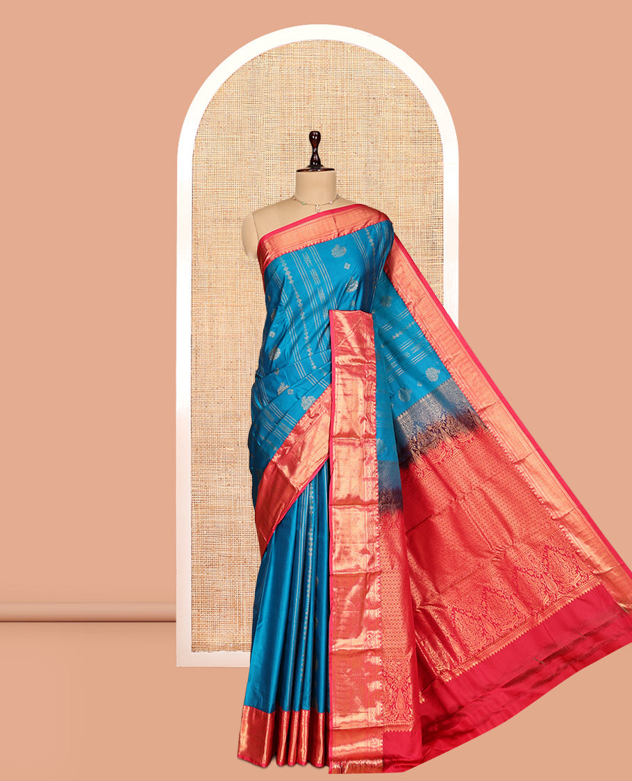 Blue Gift Saree