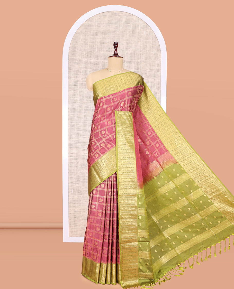 Pink Budget Silk Saree