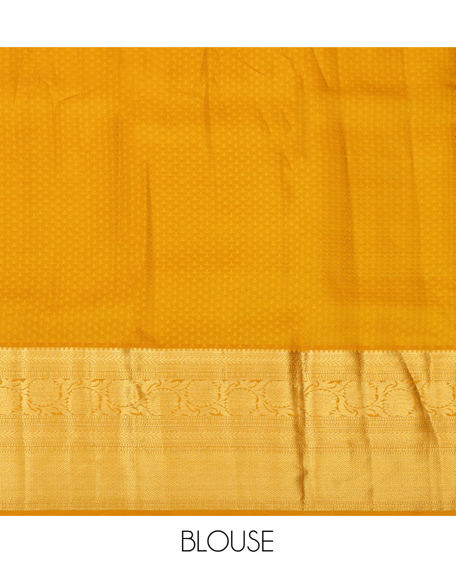 Red Pure Silk Pavadai Material Set