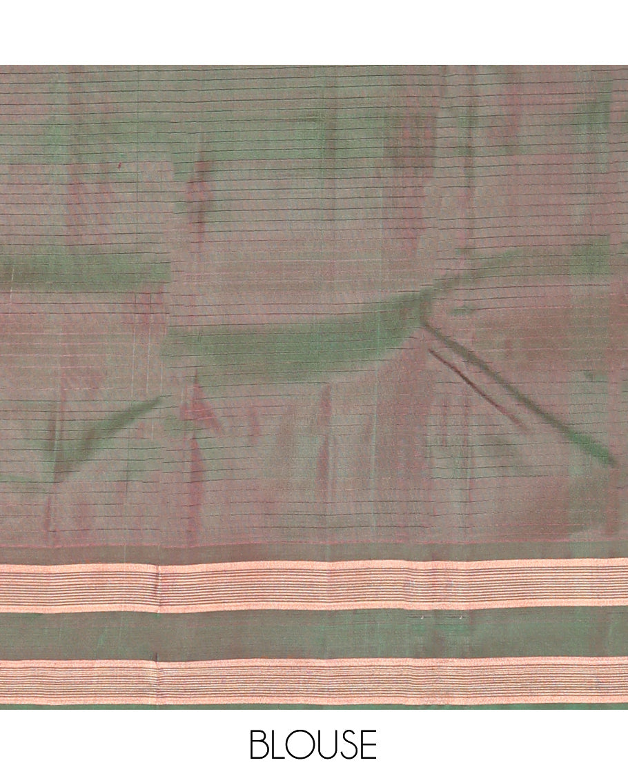 Pink Mayuri Lite Silk Mix Saree