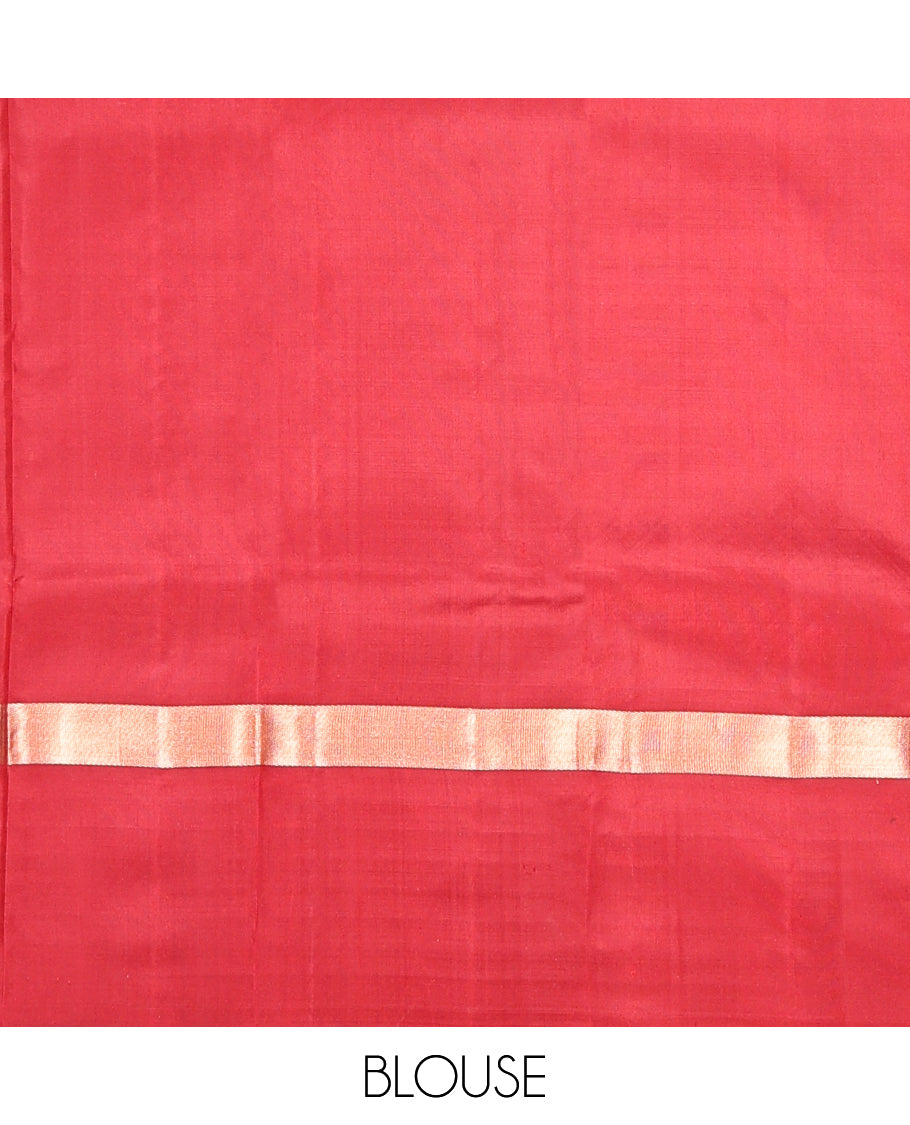 Blue Mayuri Soft Silk Saree