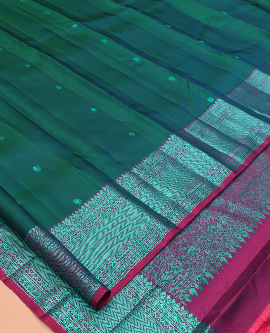 Green Kanchipuram Silk Saree