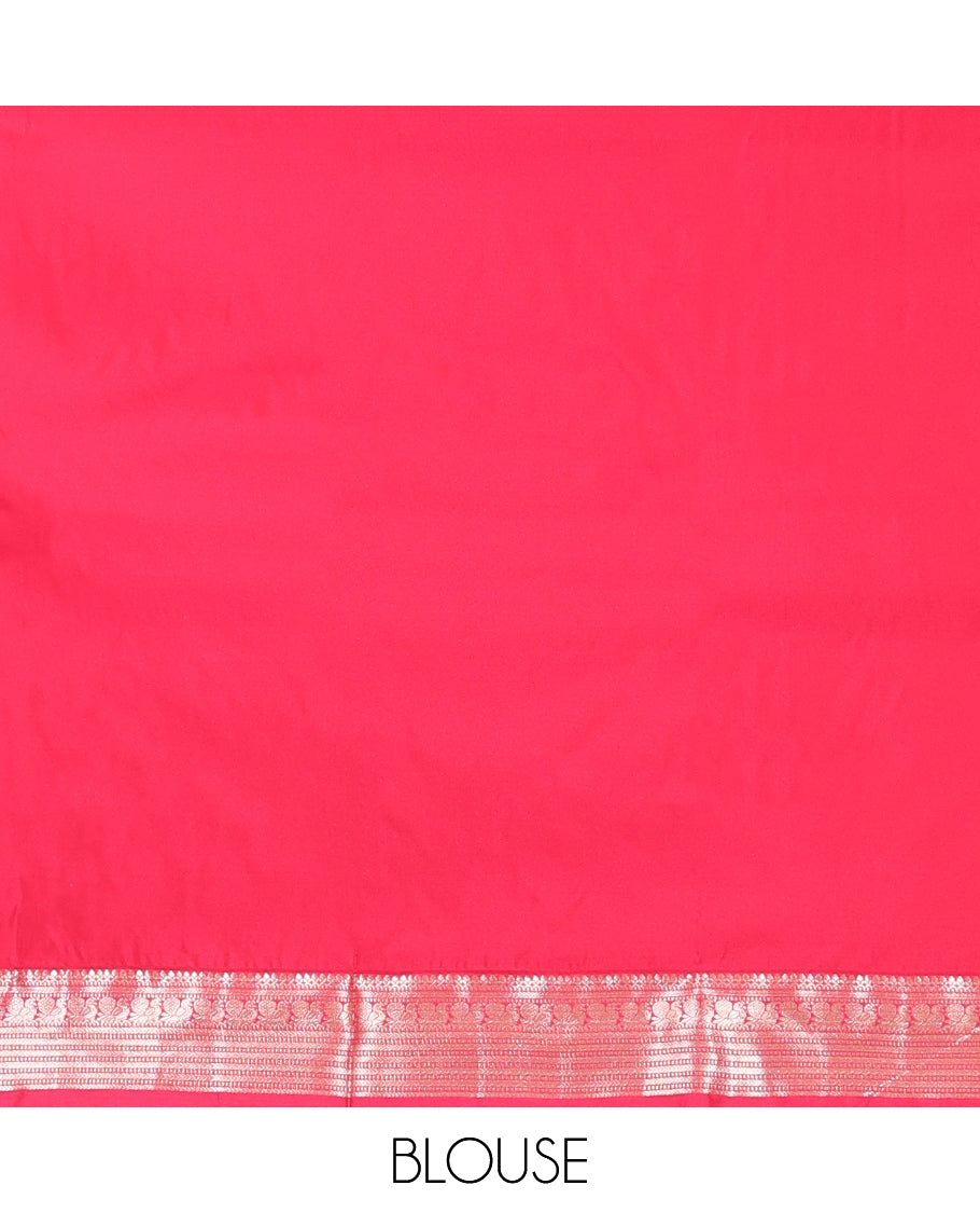 Orange Budget Silk Saree