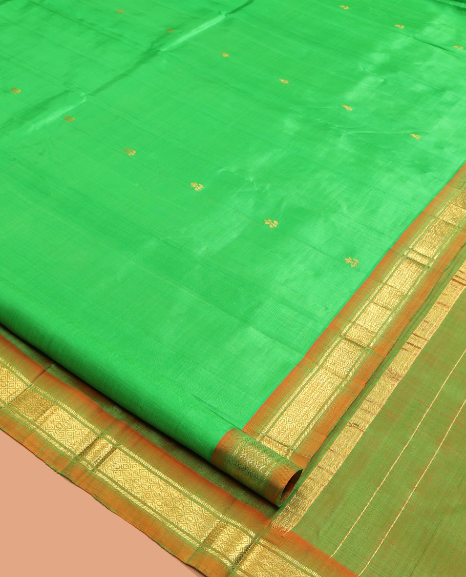 Green Kanchipuram Silk Saree