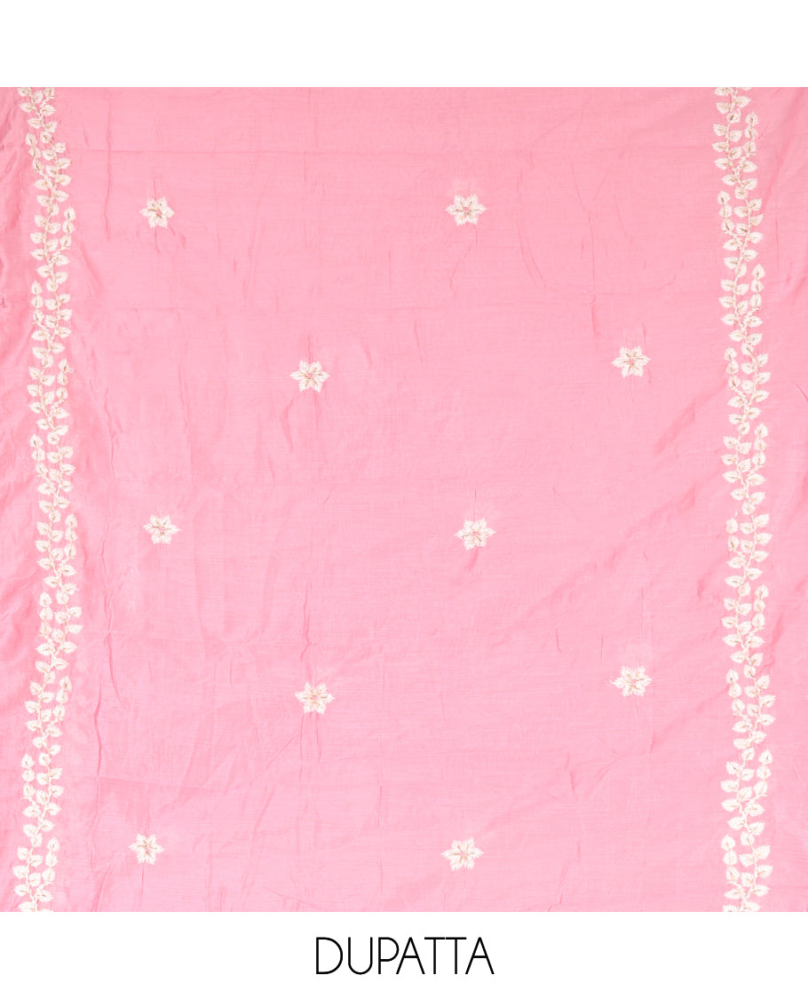 Gajri Pink Material Chudidar Set
