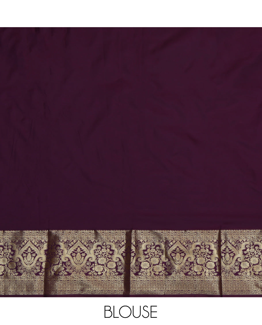 Green Art Silk Pavadai Material Set