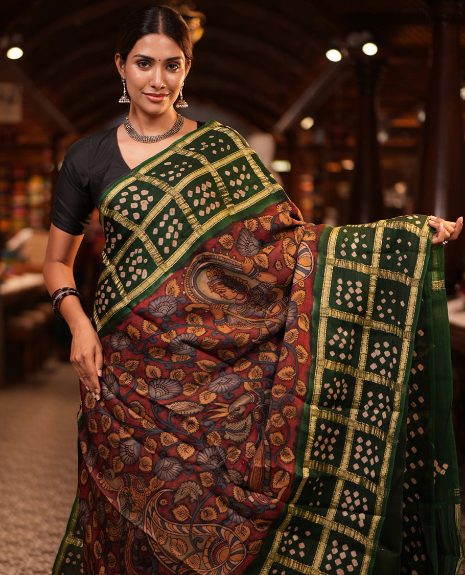 Red Dola Silk